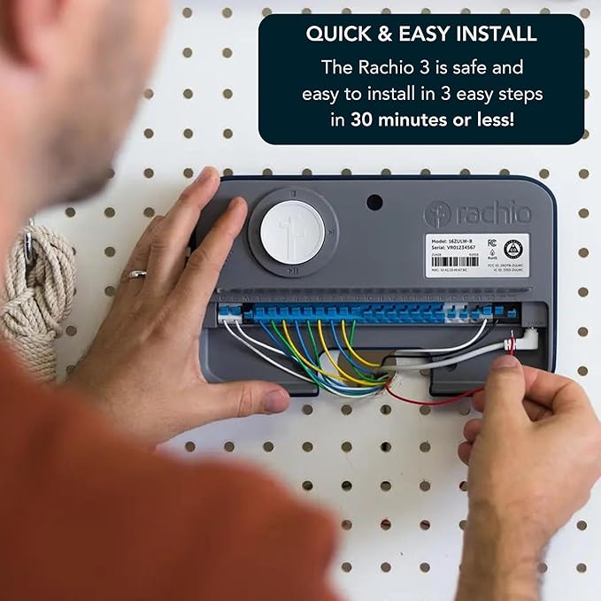 Rachio 3 Smart Bundle: 8 Zone Controller with Outdoor Enclosure