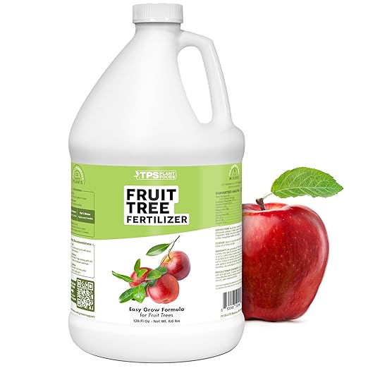 Fruit Tree Fertilizer for All Fruit Trees Peach, Apple, and Pear, Liquid Plant Food, 1 Gallon (128 oz)
