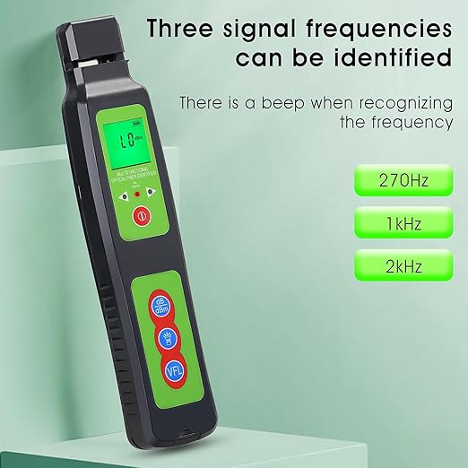 2-Piece Rechargeable Fiber Optic Light Source Single Mode Dual Wavelength 1310 1550nm Stable Light Source,Single Mode/Multi Mode Fiber Optic identifier