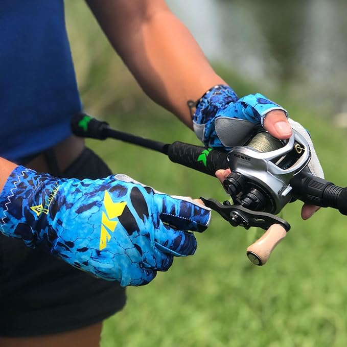 KastKing Sol Armis Sun Gloves UPF50+ Fishing Gloves UV Protection, Sun Protection for Outdoor, Kayaking, Rowing