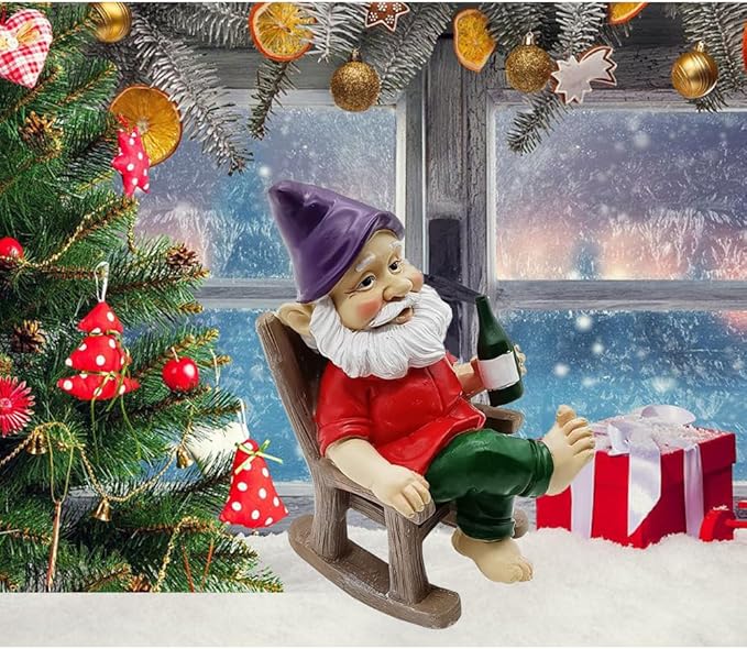 Gnomes Decorations for Yard, Gnome Gifts for Women, Garden Statue Ornament for Yard Lawn Patio