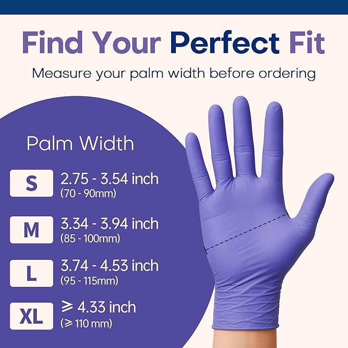 Medical Soft Max™ Nitrile Disposable Gloves, 100 Ct Latex-Free Powder-Free Food Safe Cooking Cleaning Lab Exam Glove