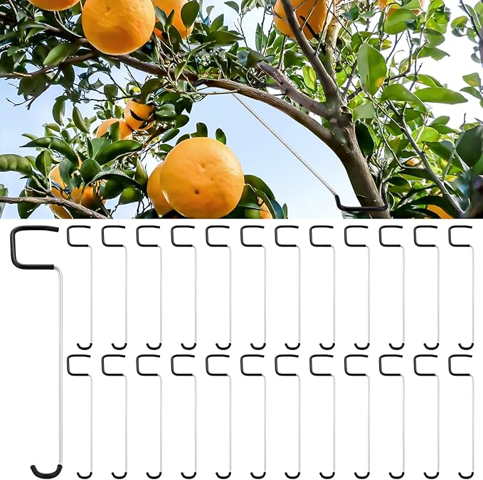 25 Pcs Fruit Trees Limb Spreader 7 Inch Tree Branch Puller Spreader with Plastic Hose Wrapped, Spreading Crotch Open Angles Branches Support Bending Tool for Shaping Seedlings Flowers