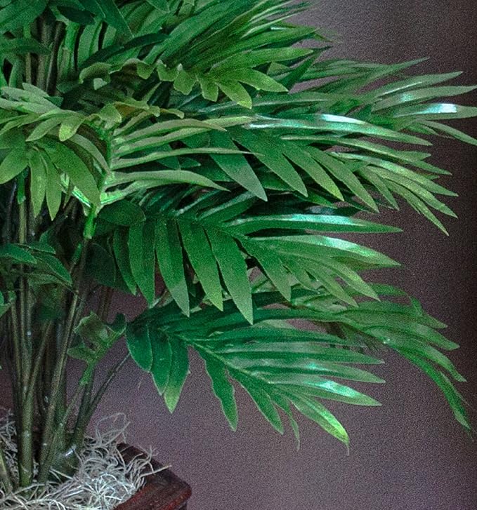 Nearly Natural Areca Palm with Vase Silk Plant, 38" x 27" x 25"