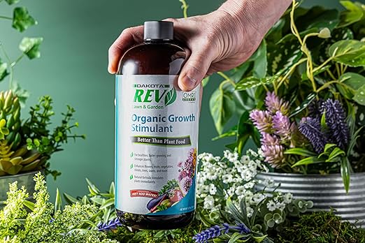 Organic REV Natural Plant Food 32oz + Logo Stickers