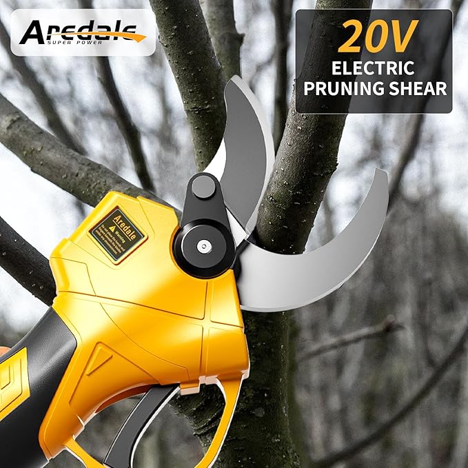 Electric Pruning Shears, Cordless Electric Pruning,1.96"(50mm) Cutting Diameter Cordless Pruner for Gardening Tree Pruning