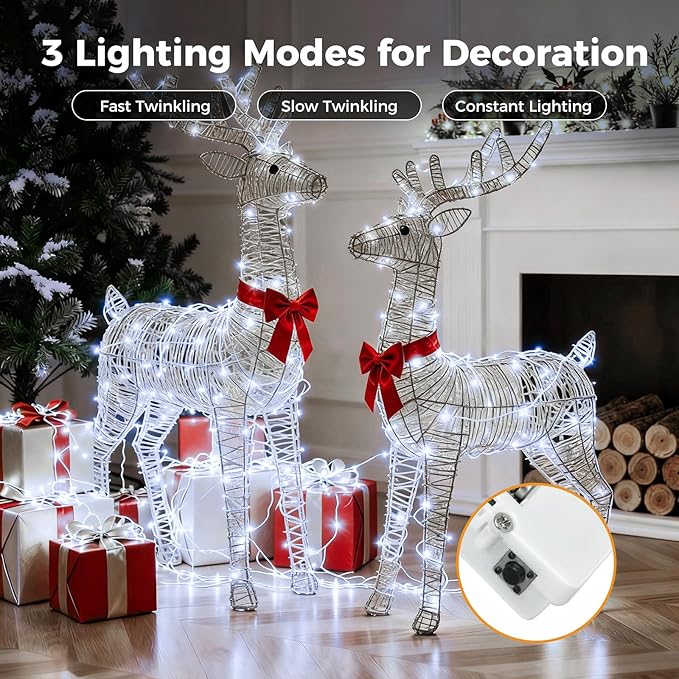litogo 20 Pack 7FT 20 LED Fairy Lights Battery Operated, 3 Lighting Modes, Bulk Mini Twinkle String Lights Waterproof Silver Wire for Weddings Mason Jars Party Christmas Decorations-Cold White