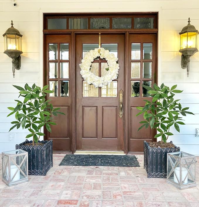 3FT Fake Money Tree Plant Indoor Potted Plants Artificial Pachira Money Tree Tall Faux Plants in Black Pot Good Luck Excellent Gift Fortune Plants for Home Office Decor