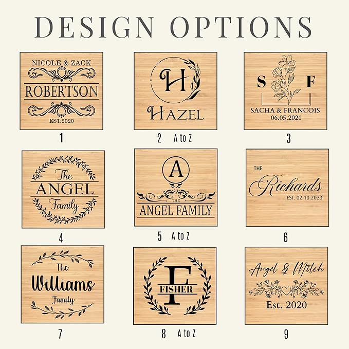 Personalized Charcuterie Board Set, Custom Engraved Bamboo Cheese Board, Christmas, Wedding and Housewarming Gift for Couples, Anniversary and Bridal Shower (2 DRAWERS)