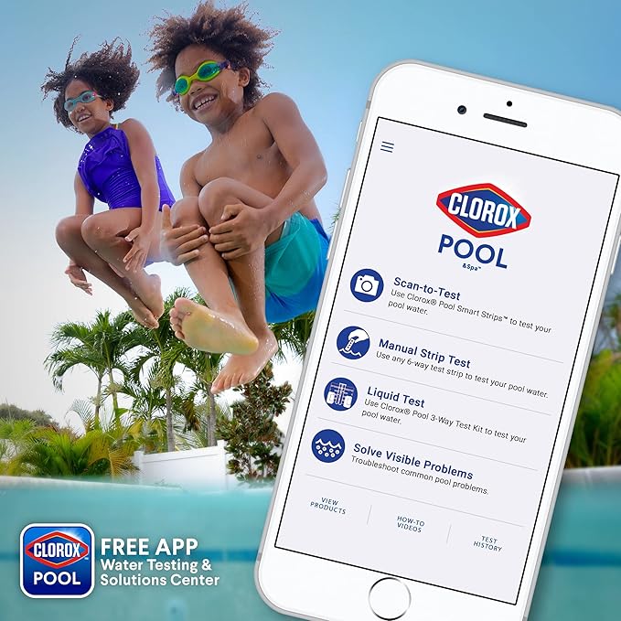 Clorox® Pool&Spa™ Shock XTRABLUE®, Kills Bacteria & Algae in Swimming Pools, Swim-Ready in 15 Minutes, (24-Pack)