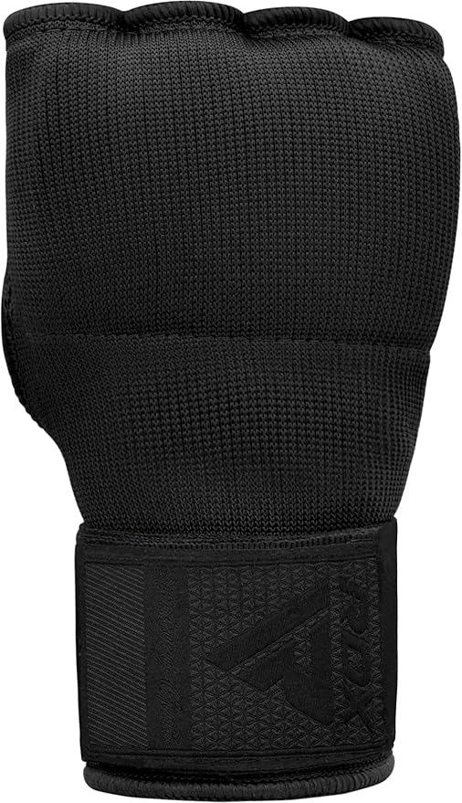 RDX Gel Boxing Hand Wraps Inner Gloves Men Women, Quick 100cm Long Wrist Straps, Elasticated Padded Fist Under Mitts Protection, Muay Thai MMA Kickboxing Martial Arts
