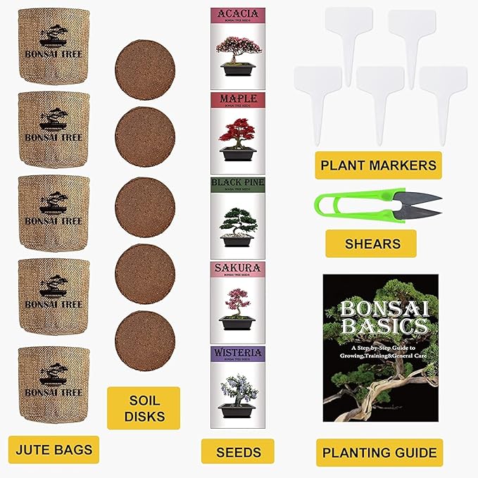Meekear Indoor Starter Kit with Complete Planting Tools, Gardening DIY Gift for Plant Lovers