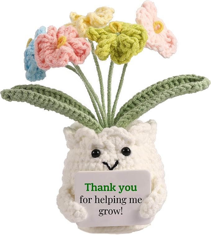 YOOJEE Christmas Thanksgiving Gift for Women Coworkers Teacher Appreciation Positive Inspirational Graduation “Thank You for Helping Me Grow!” Last Day of School Gift for Teacher from Students