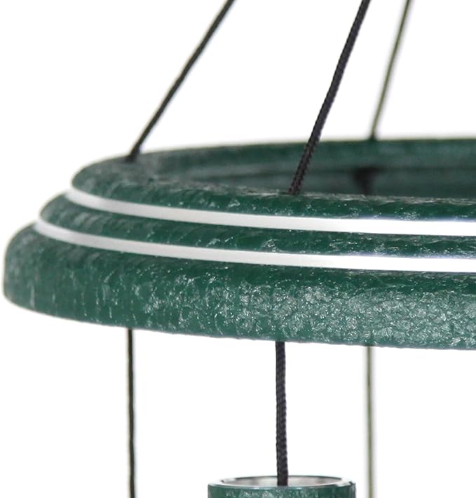 Arabesque by Wind River - 36 inch Emerald Wind Chime for Patio, Backyard, Garden, and Outdoor décor (Aluminum Chime) Made in The USA