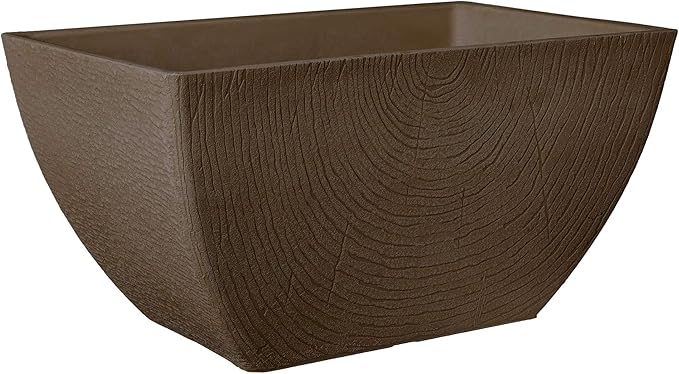 Arcadia Garden Products Concentric Window Box, Chocolate
