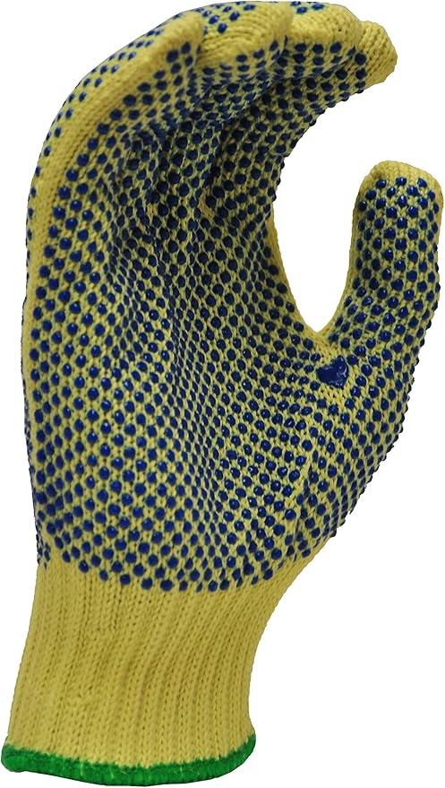 G & F Products unisex adult Latex cut resistant work gloves, Yellow, X-Large US