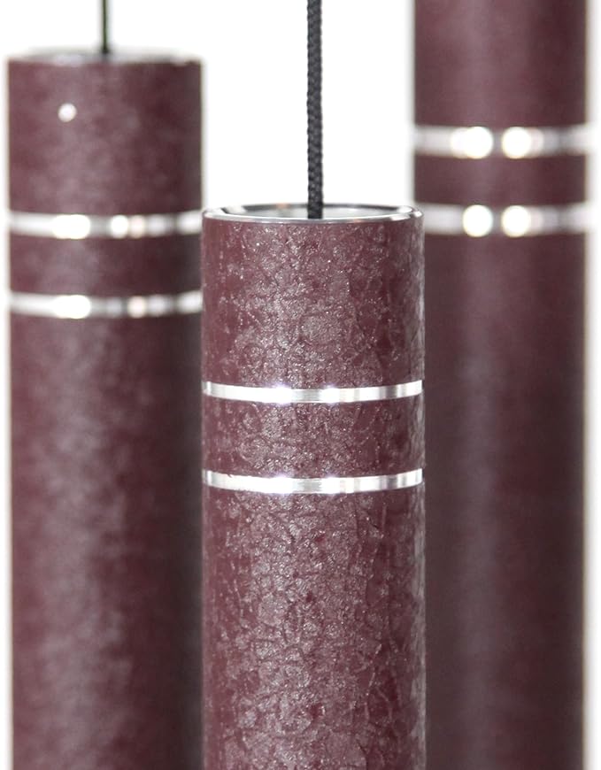 Arabesque by Wind River - 32 inch Garnet Wind Chime for Patio, Backyard, Garden, and Outdoor décor (Aluminum Chime) Made in The USA