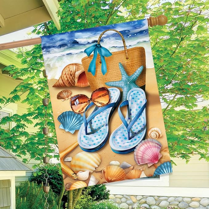 Briarwood Lane Welcome To the Beach House Flag