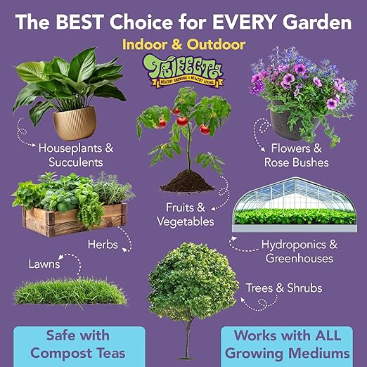 Mycorrhiza for Soil, Root Stimulator for Plants, Ultra Concentrated Mycorrhizae for Plants Strong Roots & Living Soil, Trifecta Myco Supreme Plant Root Stimulator for Tree, Rose and Flower Care