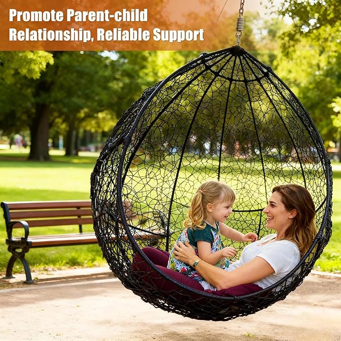 Porch Swing Hammock Chair Springs,Heavy Duty Porch Hanging Hammock Chair Egg Chair Swing Hanging Hardware Kit Spring Pin Plug Replacement