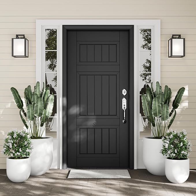 DTY Signature Mount Antero 15.7''D x 15.7''H Modern Indoor Outdoor Fiberstone Bullet Shaped Planter, Durable Round Garden Pot, Weather Resistant, Drainage Hole & Rubber Plug - Medium, White