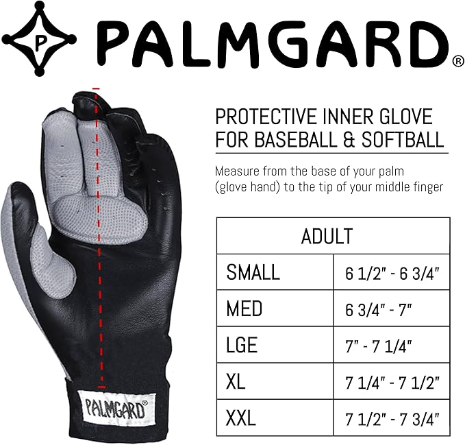 Markwort Palmgard Xtra Inner Glove, Black