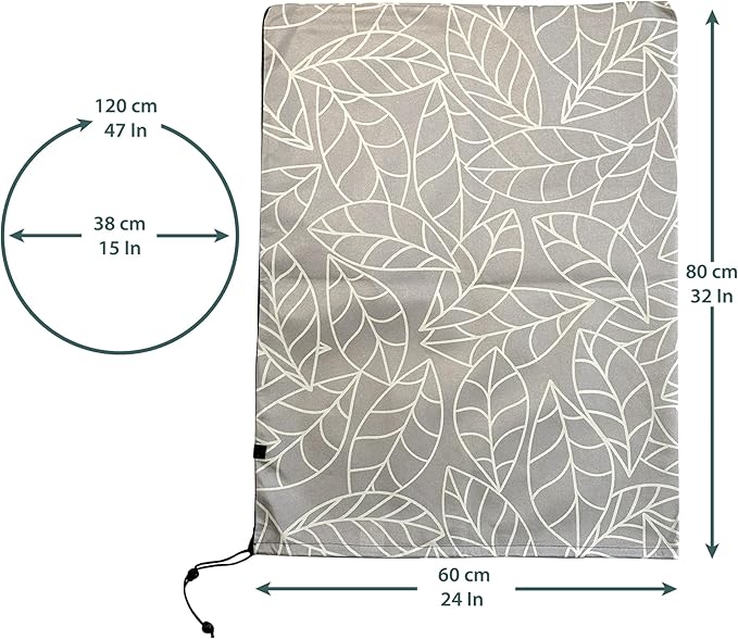 UB-STORE Plant Covers Freeze Protection 24"x32" in 4 Pack | Brown Winter Frost Blankets for Outdoor Plants | Reusable Garden Cover Bags with Zipper Drawstring | Cold Weather Shrub Protection Cloth
