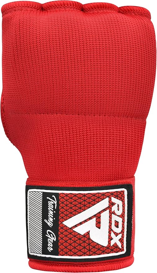 RDX Gel Boxing Hand Wraps Inner Gloves Men Women, Quick 100cm Long Wrist Straps, Elasticated Padded Fist Under Mitts Protection, Muay Thai MMA Kickboxing Martial Arts