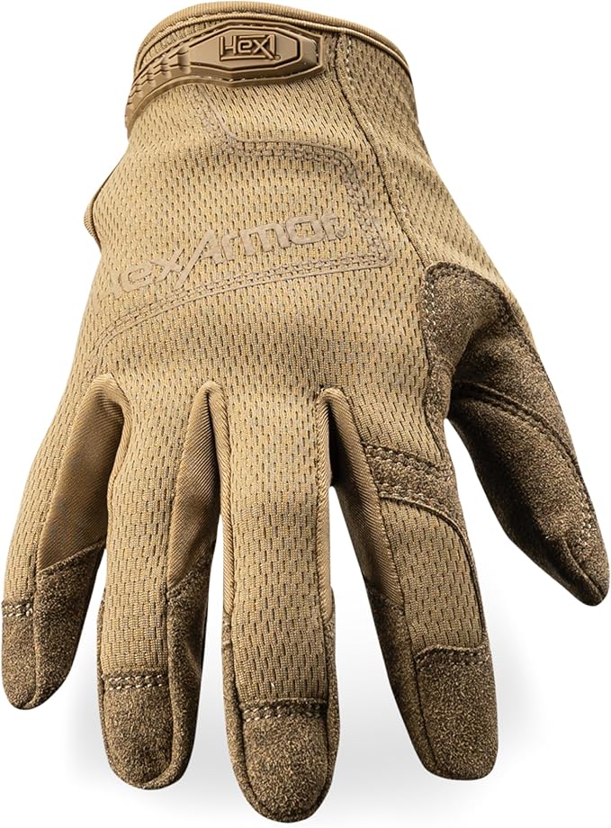 HexArmor Law Enforcement Search Safety Tactical Work Gloves, HexBlue 2132 Series