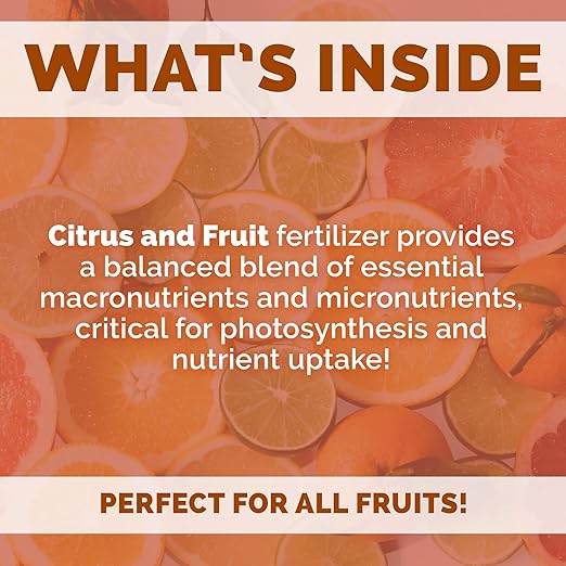 Bloom City's Organic Citrus & Fruit Fertilizer for Fruit Trees - Quart (32 oz)