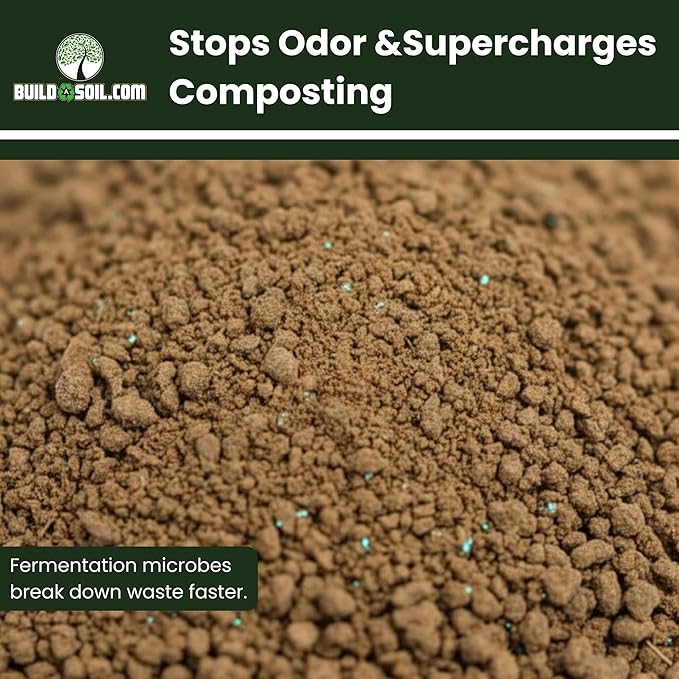 BuildASoil Kashi Gold Bokashi Compost Starter 2 lbs. Organic Compost Activator with EM-1 Effective Microorganisms, Fermentation Bacteria for Composting & Gardening, Premium Bokashi Bran Soil Enhancer