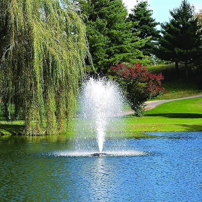 Kasco 3/4 HP J Series Decorative Fountain - 240V With Electric Power Cord of Various Lenghts| Pond and Lake Fountain | Efficient Pond Aerator Outdoor Fountain