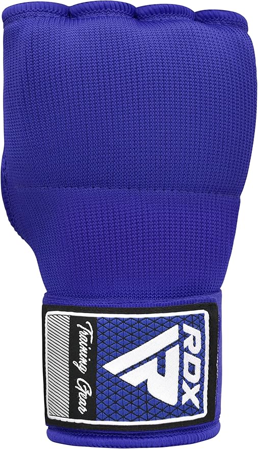 RDX Gel Boxing Hand Wraps Inner Gloves Men Women, Quick 100cm Long Wrist Straps, Elasticated Padded Fist Under Mitts Protection, Muay Thai MMA Kickboxing Martial Arts