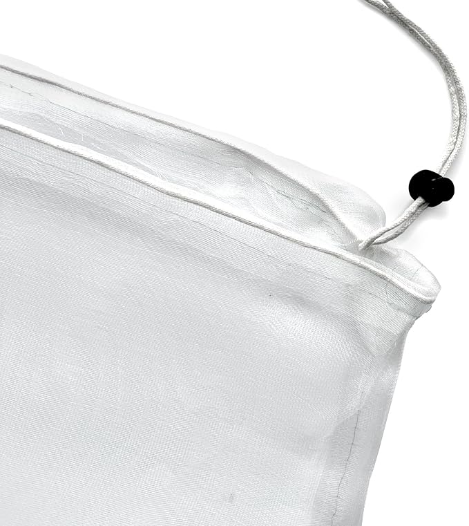Fruit Tree Protection Bags 2.5x3.5 FT in 4 Pack | Multiple Size Garden Netting for Fruit & Vegetable Protection | White Plant Net Cover for Blueberry & Tomato | Bird & Insect Mesh Fabric Protector