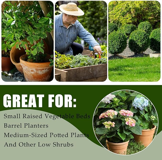 EYNDYN 8 Pcs Plant Covers Frost Protection Bag 39.3" x 19.6" Winter Reusable Plants Jacket with Drawstring Shrub Protection Wraps Bags Frost Blanket for Winter Outdoor Garden Plants
