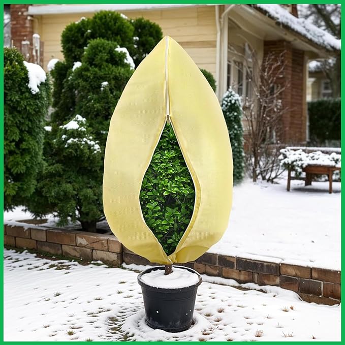 BATULU,Plant Covers Freeze Protection,47.2 X 70.8 Inchesplant Covers for Winter, 2-Packwinter Garden Plant Protectionreusable.