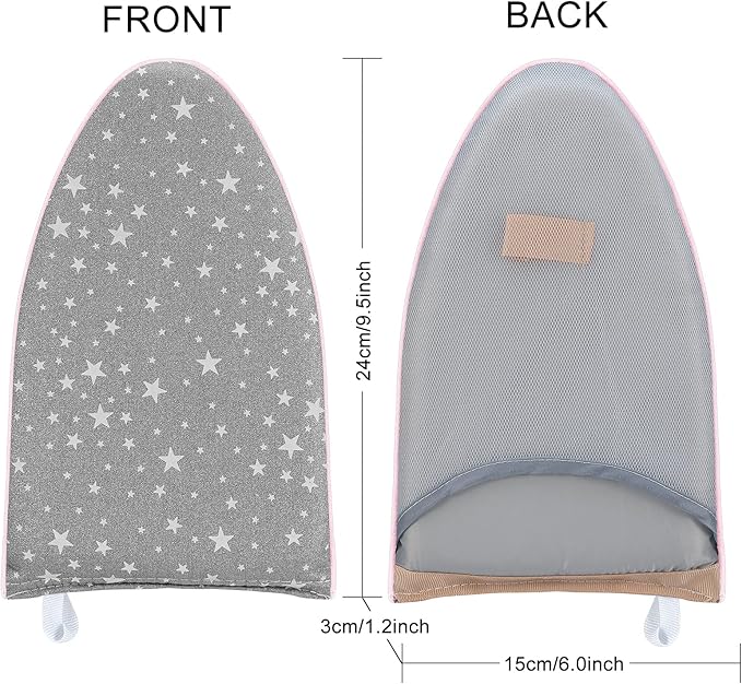 CINPIUK Garment Steamer Ironing Gloves Anti Steam Glove Heat Resistant Garment Steamer Mitt, Garment Steam Accessories for Clothes，White Star