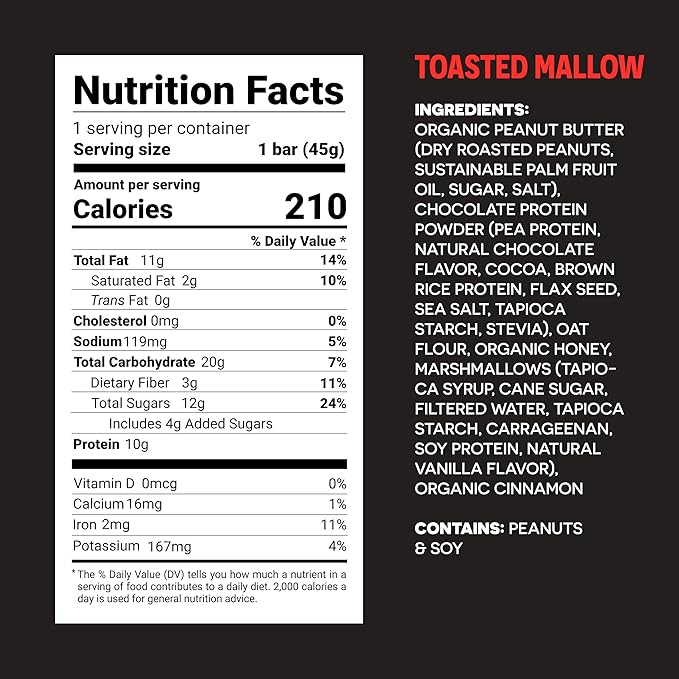 FROPRO Plant Protein Snack Bars - Plant Based Protein Bars, All-Natural, Gluten, Dairy, & Soy Free, High Protein Bars with Low Calories | Sweet Tooth Sampler, 24 Pack