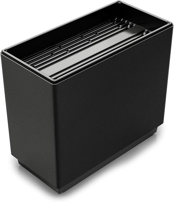 Yield Lab 10x20 Inch Black Plastic 100 Pack Plant Propagation Tray – Growing Trays for Garden, Planting, Seedling, Soil & Hydroponic Horticulture - Microgreen Trays Grow Plants - No Drain Holes