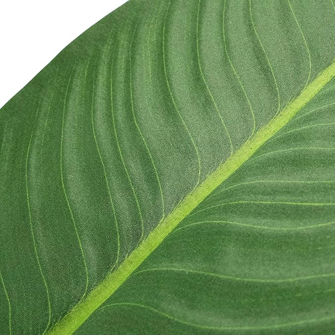 Artificial Tree in Modern Polygon Pattern Effect Planter, Fake Bird of Paradise Silk Tree for Indoor and Outdoor Home Decoration - 67" Overall Tall (Plant Pot Plus Tree)