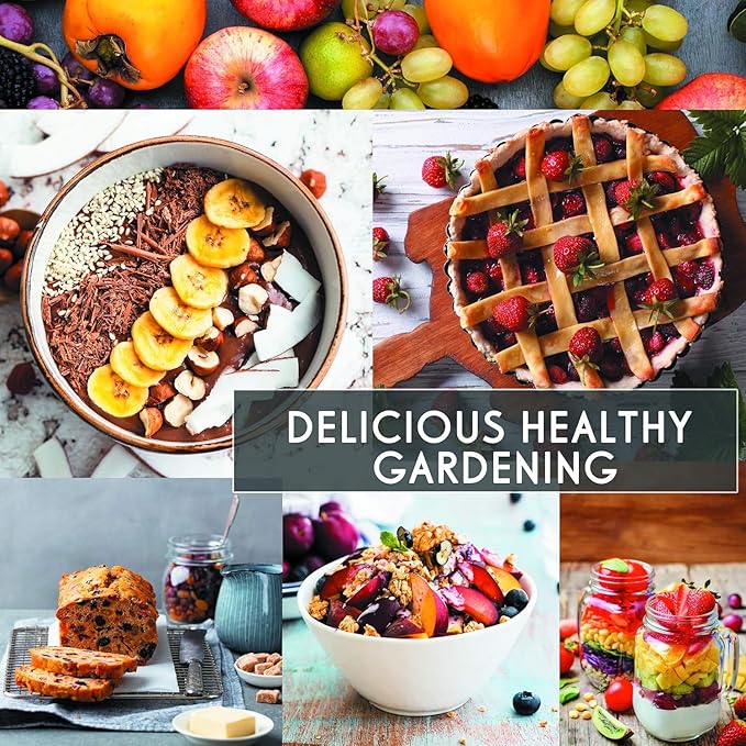 160PCS Mixed Dwarf Bonsai Fruit Tree Seeds for Planting – 5 Variety Pack: 40 Lemon, 40 Orange, 40 Apple, 20 Cherry, 20 Blueberry – Heirloom Non-GMO Fruit Seeds for Indoor & Outdoor Garden