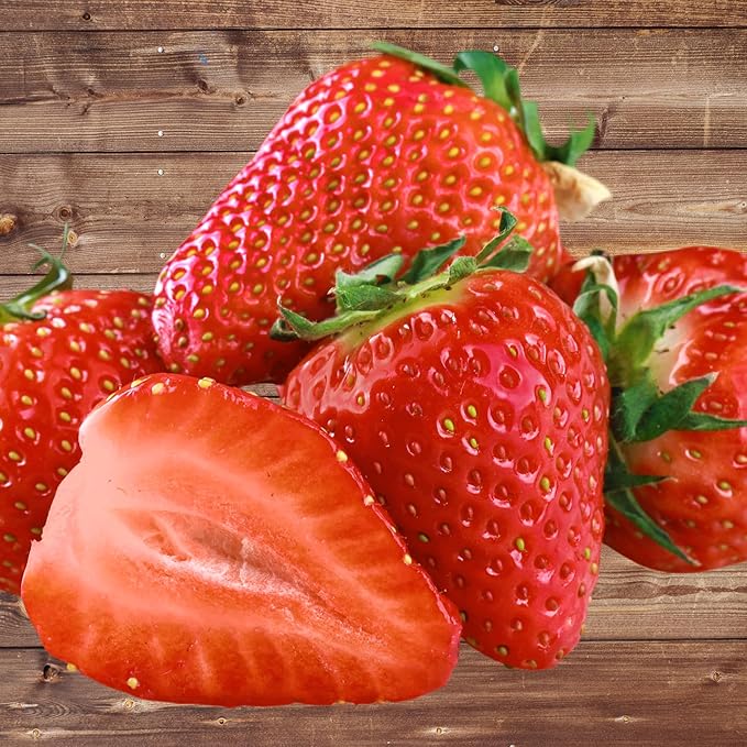Seascape Strawberry Plants - Great for Planters - Day Neutral (Heavy Producer) - Bare Root Strawberry Plants from Hand Picked Nursery (15)