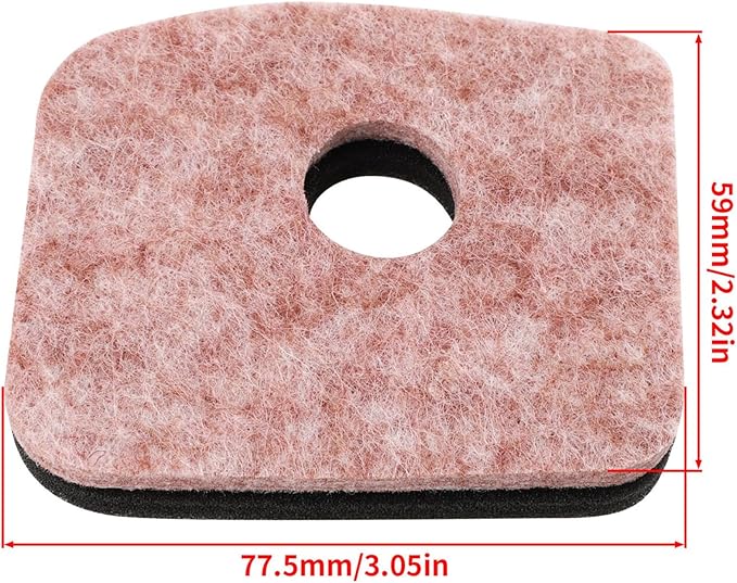 BG56 Air Filter Tune Up Kit for Stihl BG56C SH56 SH56C Leaf Blower Parts with Fuel Filter Spark Plug Prime Bulb