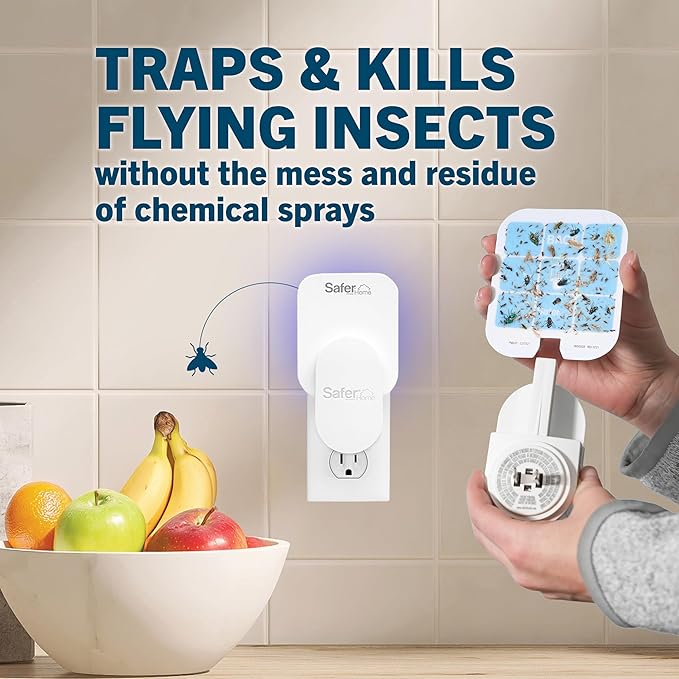 Safer Home SH506 Trap Refill Pack of Glue Cards for SH502 Indoor Fly Trap, 6 Count (Pack of 1)