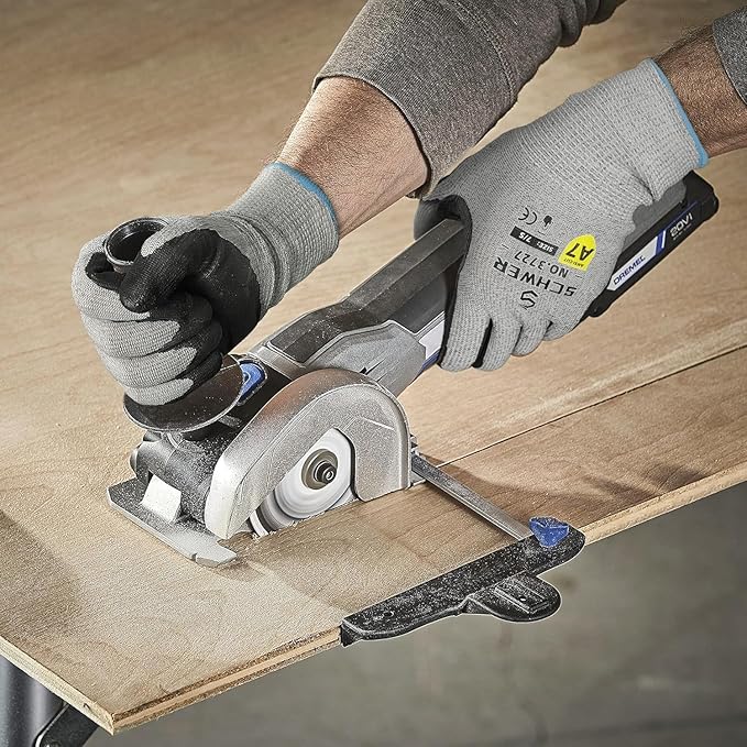 3 Pairs High Level Cut Resistant Work Gloves for High Risk Work, ANSI A7 Cutting Gloves with Reinforced Thumb, Used for WoodWorking, Construction, Non Slip, Durable, Breathable & Cool, M, PR3727