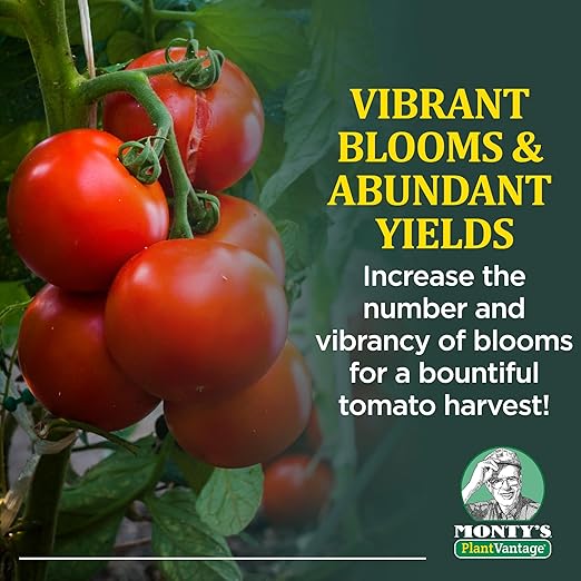 PlantVantage Concentrated Tomato Plant Food – Liquid Fertilizer with Humic Acid & Zinc, Liquid Plant Food Supporting Strong Roots, Bigger Blooms & Higher Yields, Easy Root Feed or Foliar Spray – 32 oz