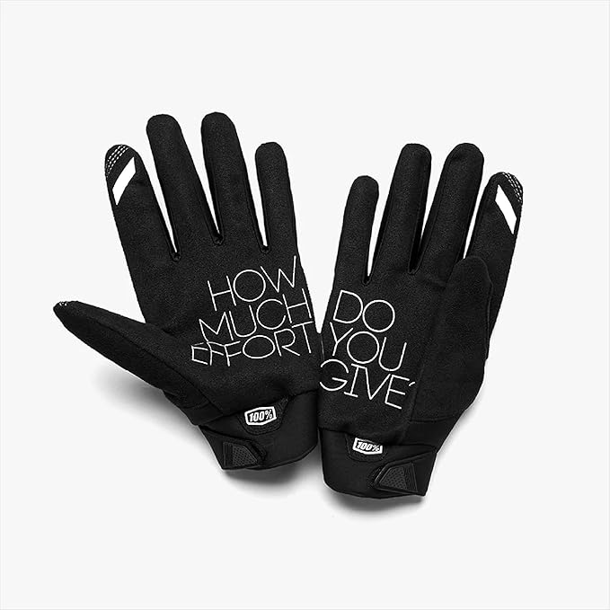 100% BRISKER Cold Weather Motocross & Mountain Bike Gloves - Warm Winter MTB & MX Powersport Racing Protective Gear