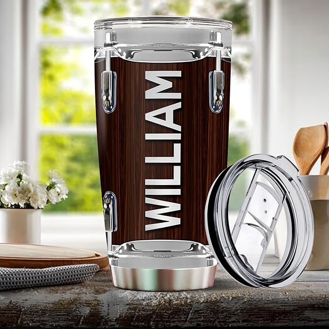 WONWIX Personalized Drummer Gifts for Men Gift for Drummers Drum Players 20oz Travel Cup Coffee Mug Stainless Steel Insulated Tumbler with Lid Gift for Music Lovers