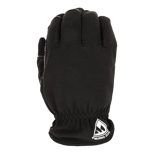 West Chester High-Dexterity Lined Men's Work Gloves, PosiTherm Lining, Winter Weather Gloves, Touch Screen Capable, Black, Large, (96156BK-L)