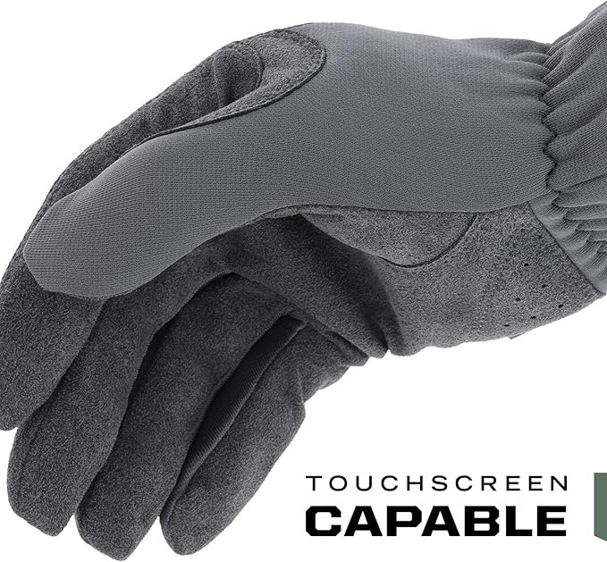 Mechanix Wear FastFit Tactical Gloves - Heavy Duty Lightweight Multipurpose Gloves - Flexible Grip & Reinforced Palm - Touchscreen Capable - Small - Wolf Grey